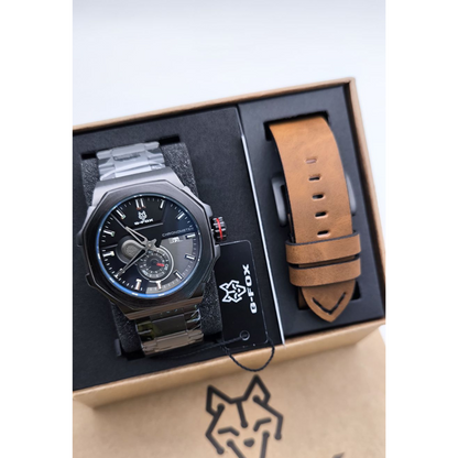 PulseXtreme - Reloj Doble Pulso + Correa de Lujo