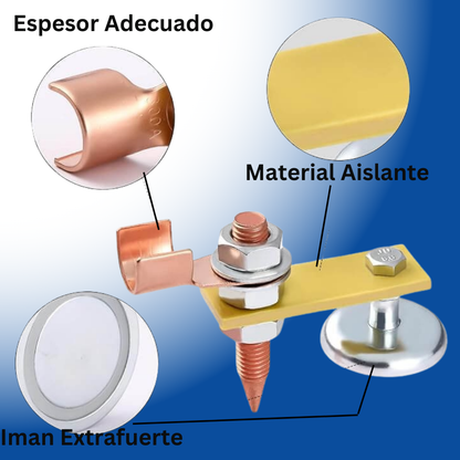 SOLDA FIX PRO® - Puesta a tierra magnetica